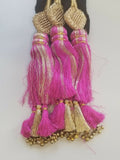 Indian punjabi pranda mehndi jagoo charms bridal patiala paranda hair braid a19