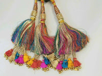 Indian punjabi pranda mehndi jagoo charms bridal patiala paranda hair braid a46
