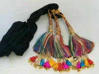Indian punjabi pranda mehndi jagoo charms bridal patiala paranda hair braid a46