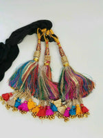Indian punjabi pranda mehndi jagoo charms bridal patiala paranda hair braid a46