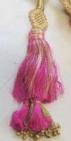 Indian punjabi pranda mehndi jagoo charms bridal patiala paranda hair braid a19