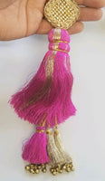 Indian punjabi pranda mehndi jagoo charms bridal patiala paranda hair braid a19