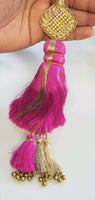 Indian punjabi pranda mehndi jagoo charms bridal patiala paranda hair braid a19