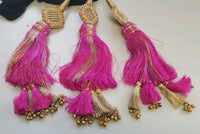 Indian punjabi pranda mehndi jagoo charms bridal patiala paranda hair braid a19