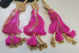 Indian punjabi pranda mehndi jagoo charms bridal patiala paranda hair braid a19