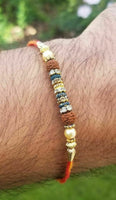 Hindu red thread evil eye protection stunning bracelet luck talisman amulet fg9