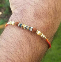 Hindu red thread evil eye protection stunning bracelet luck talisman amulet fg9