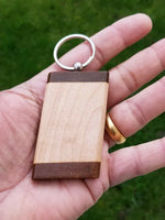 Sikh punjabi words dukh vele ardas khanda wooden singh kaur key chain ring gift