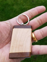 Sikh punjabi words dukh vele ardas khanda wooden singh kaur key chain ring gift