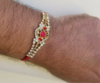 Hindu red thread evil eye protection stunning bracelet luck talisman amulet rr6