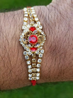 Hindu red thread evil eye protection stunning bracelet luck talisman amulet rr6