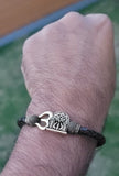 Shiv trishul bracelet kara hindu good luck kada evil eye protection bangle cc13