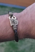 Shiv trishul bracelet kara hindu good luck kada evil eye protection bangle cc13