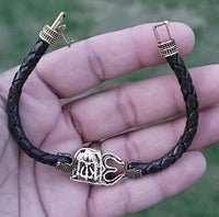 Shiv trishul bracelet kara hindu good luck kada evil eye protection bangle cc13