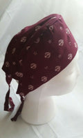 Sikh punjabi light maroon kids baby patka pathka khandas bandana head wrap gear