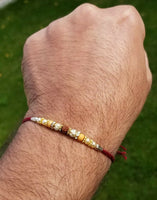 Hindu red thread evil eye protection stunning bracelet luck talisman amulet ll15