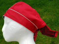 Sikh punjabi jean patka pathka turban bandana head wrap red colour singh xc