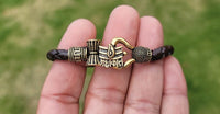Mahakal shiv bracelet kara hindu good luck kada evil eye protection bangle cc17