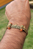 Mahakal shiv bracelet kara hindu good luck kada evil eye protection bangle cc18