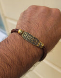 Mahadev bracelet kara hindu good luck kada evil eye protection shiva bangle cc15
