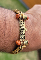 Mahakal shiv bracelet kara hindu good luck kada evil eye protection bangle cc18