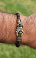 Mahakal shiv bracelet kara hindu good luck kada evil eye protection bangle cc17