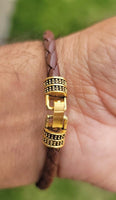 Mahadev bracelet kara hindu good luck kada evil eye protection shiva bangle cc15