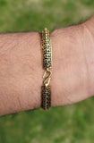 Om trishul bracelet kara hindu good luck kada evil eye protection bangle cc21