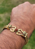 Om trishul bracelet kara hindu good luck kada evil eye protection bangle cc21