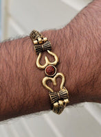 Om trishul bracelet kara hindu good luck kada evil eye protection bangle cc21