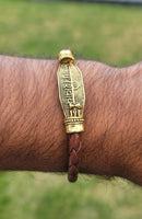 Om namo shiva bracelet kara hindu good luck kada evil eye protection bangle cc14