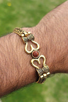 Om trishul bracelet kara hindu good luck kada evil eye protection bangle cc21