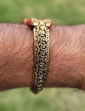 Om trishul bracelet kara hindu good luck kada evil eye protection bangle cc19