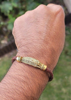 Om namo shiva bracelet kara hindu good luck kada evil eye protection bangle cc14