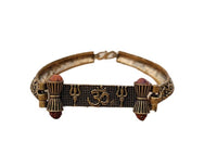 Om trishul bracelet kara hindu good luck kada evil eye protection bangle cc19