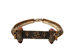 Om trishul bracelet kara hindu good luck kada evil eye protection bangle cc19