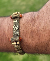 Om trishul bracelet kara hindu good luck kada evil eye protection bangle cc19