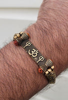 Om trishul bracelet kara hindu good luck kada evil eye protection bangle cc19