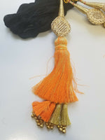 Indian punjabi pranda mehndi jagoo charms bridal patiala paranda hair braid a16