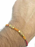 Lucky hindu red thread stunning evil eye protection bracelet talisman amulet ff2