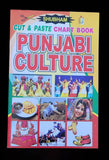 Children cut and paste punjabi culture pictures project chart book young kids ii