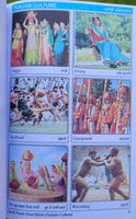 Children cut and paste punjabi culture pictures project chart book young kids ii