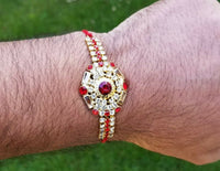 Hindu red thread evil eye protection stunning bracelet luck talisman amulet rr9
