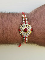 Hindu red thread evil eye protection stunning bracelet luck talisman amulet rr9