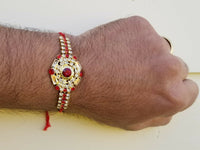 Hindu red thread evil eye protection stunning bracelet luck talisman amulet rr9