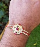 Hindu red thread evil eye protection stunning bracelet luck talisman amulet rr9