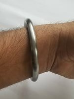 Sarbloh steel pure iron round smooth sikh singh kaur khalsa kara sikh bangle f1
