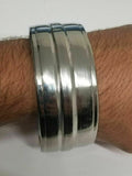 Heavy wide steel stainless steel sikh baba deep singh kara style kada bangle h7
