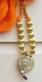 Punjabi kaintha folk cultural bhangra gidha pendant cultural patiala necklace no