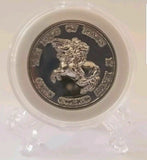 Silver plated sikh the king of kings guru gobind singh ji khalsa 1699 token coin